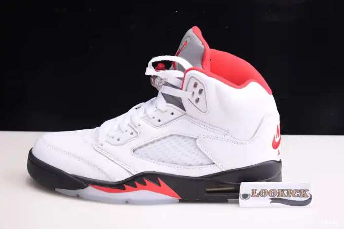 Reps TBK Silver (2020) 5 Red Jordan Retro DA1911-102 Fire Tongue Air 0523